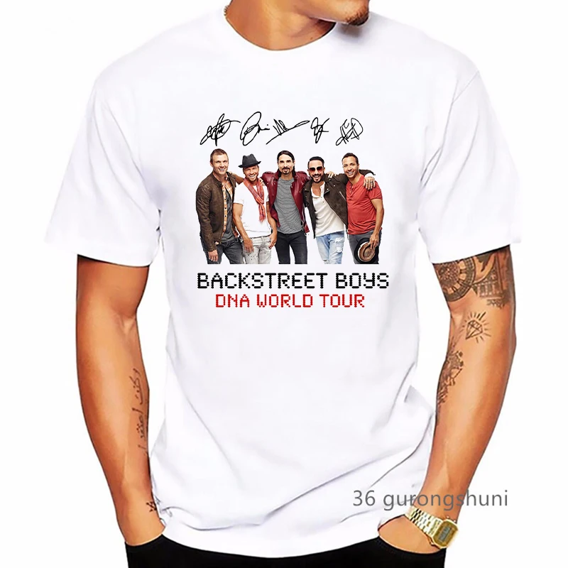 Backstreet Boys Band Dna World Tour Graphic Print Tshirt Men'S Clothing Hip Hop Music Lover T Shirt Homme Harajuku Shirt Tops
Backstreet Boys Band Dna World Tour Graphic Print Tshirt Men'S Clothing Hip Hop Music Lover T Shirt Homme Harajuku Shirt Tops