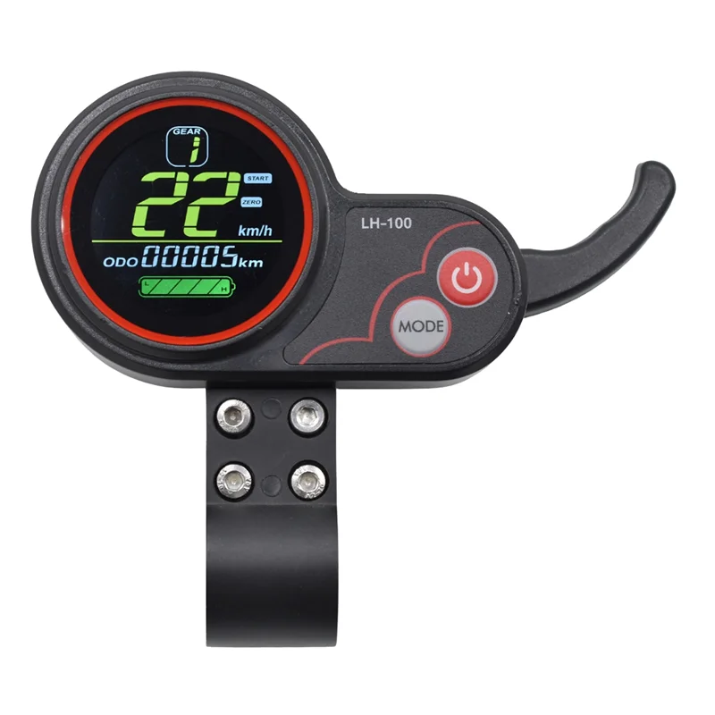 LH100 LCD Display Dashboard 24V-60V Throttle Meter for Kugoo Electric Scooter/Ebike LCD Display Speedometer(SM Plug)
LH100 LCD Display Dashboard 24V-60V Throttle Meter for Kugoo Electric Scooter/Ebike LCD Display Speedometer(SM Plug)
