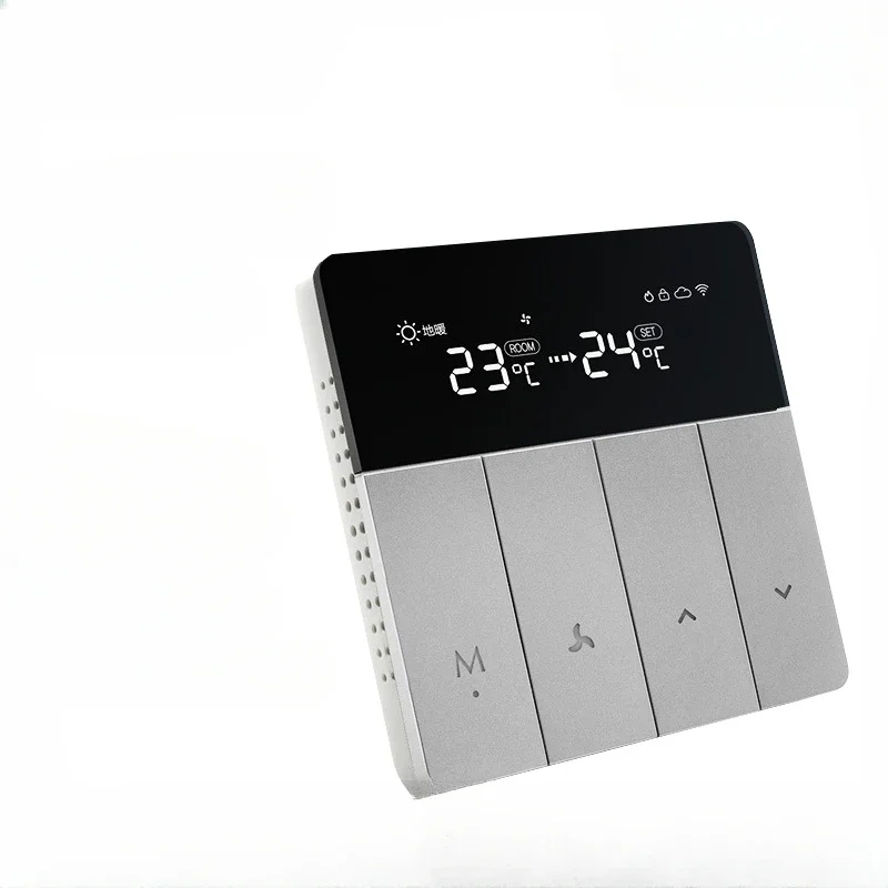 Intelligent central air conditioning intelligent voice wifi control panel temperature control heating dual supply temperature
Intelligent central air conditioning intelligent voice wifi control panel temperature control heating dual supply temperature