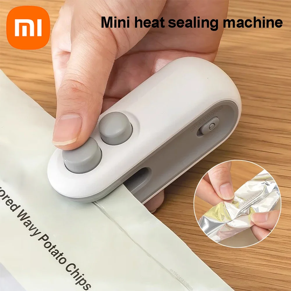 Ручной Термоупаковщик Xiaomi в пластиковых пакетах, портативный мини-Термоупаковщик для хранения еды, закусок, кухонные аксессуары
Ручной Термоупаковщик Xiaomi в пластиковых пакетах, портативный мини-Термоупаковщик для хранения еды, закусок, кухонные аксессуары