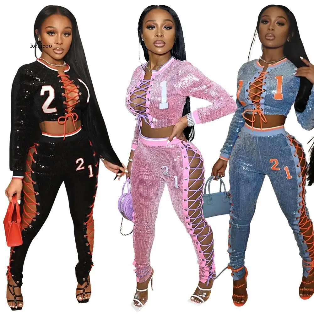 Summer Sport Women Full Sleeve Casual Bandage Set Tracksuit Sexy Suit 2 Piece Set Lady Sets 
Summer Sport Women Full Sleeve Casual Bandage Set Tracksuit Sexy Suit 2 Piece Set Lady Sets