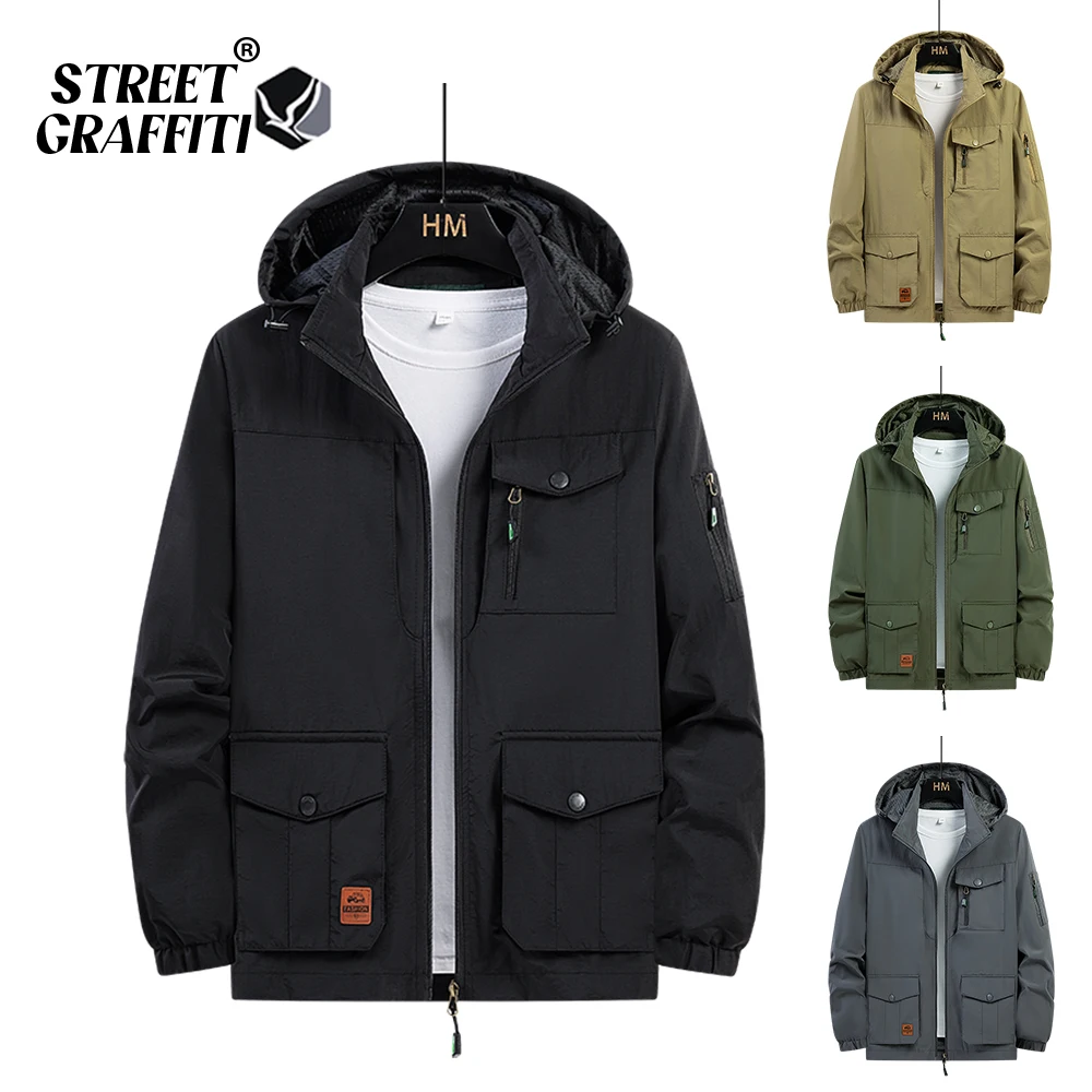 S.T.G 2023 Men Solid Casual Hooded Jackets Hot Fashion Brand Outdoor Warm Windproof Coats High Quality Winter Jackets For Male
S.T.G 2023 Men Solid Casual Hooded Jackets Hot Fashion Brand Outdoor Warm Windproof Coats High Quality Winter Jackets For Male