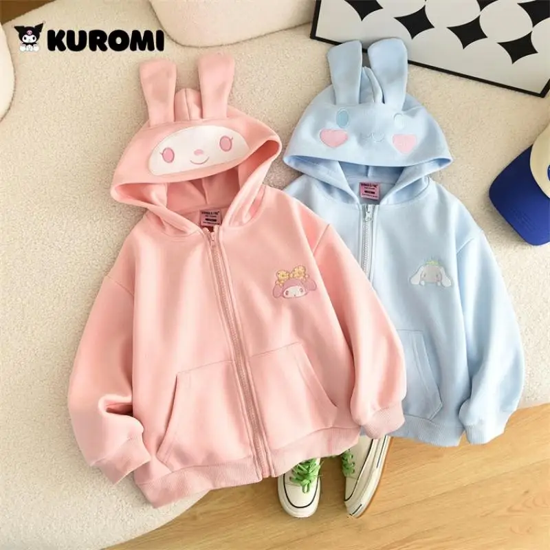 Sanrio My Melody Cinnamoroll Cotton Coat Autumn Jacket Casual Fashion Hooded Zipper Pair Cartoon Zipper Children's Jacket Gifts
Sanrio My Melody Cinnamoroll Cotton Coat Autumn Jacket Casual Fashion Hooded Zipper Pair Cartoon Zipper Children's Jacket Gifts