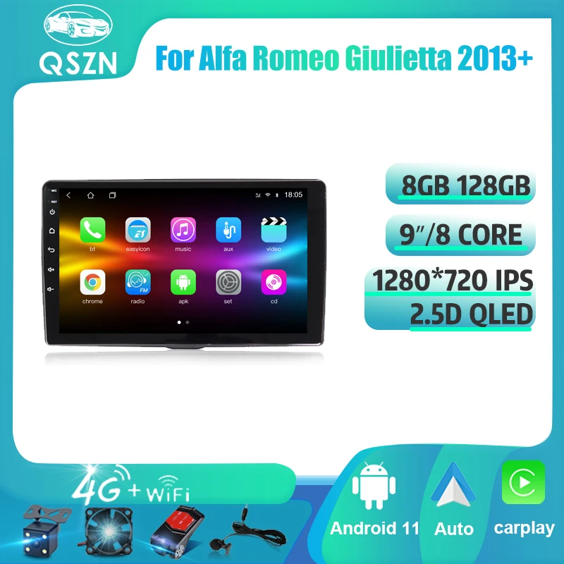 Android 13.0 Car Radio 2013+ALFA ROMEO GIULIETTA Multimedia Video Player 2Din 4G WIFI GPS Navigation Carplay DVD Head unit
Android 13.0 Car Radio 2013+ALFA ROMEO GIULIETTA Multimedia Video Player 2Din 4G WIFI GPS Navigation Carplay DVD Head unit