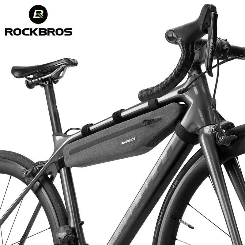 ROCKBROS 1.5L Full Waterproof Bike Bag Front Tube Triangle Lengthed Double Zipper Scratch-resistant Bicycle Bag Bike Accessories
ROCKBROS 1.5L Full Waterproof Bike Bag Front Tube Triangle Lengthed Double Zipper Scratch-resistant Bicycle Bag Bike Accessories