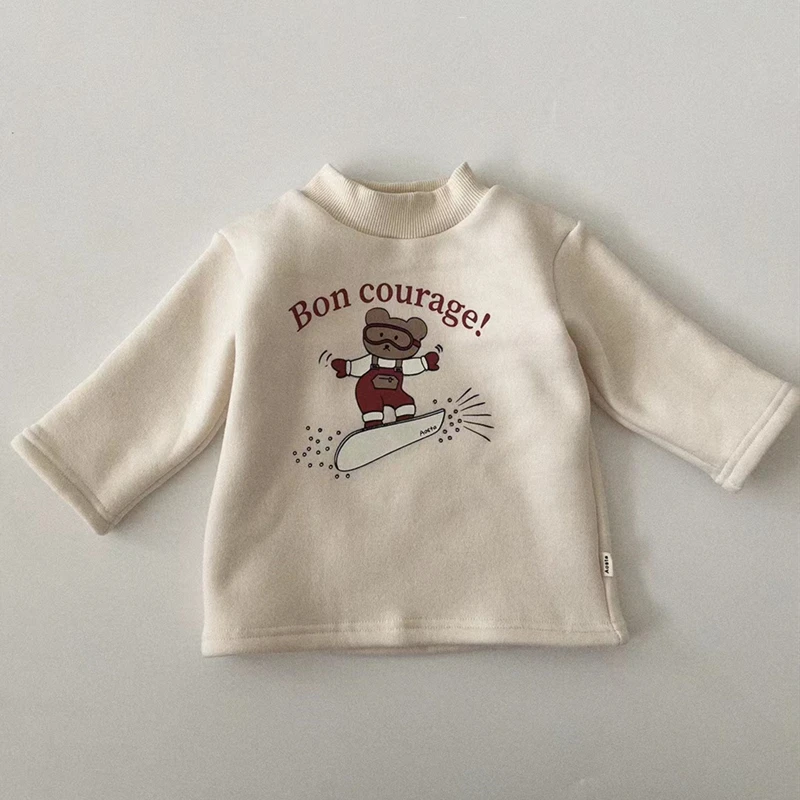 Toddler Baby Girl Boy Sweatshirt Autumn Winter Cartoon Bear Letter Print Top for Infants Cotton Fleece Lining Kids Girls Clothes
Toddler Baby Girl Boy Sweatshirt Autumn Winter Cartoon Bear Letter Print Top for Infants Cotton Fleece Lining Kids Girls Clothes