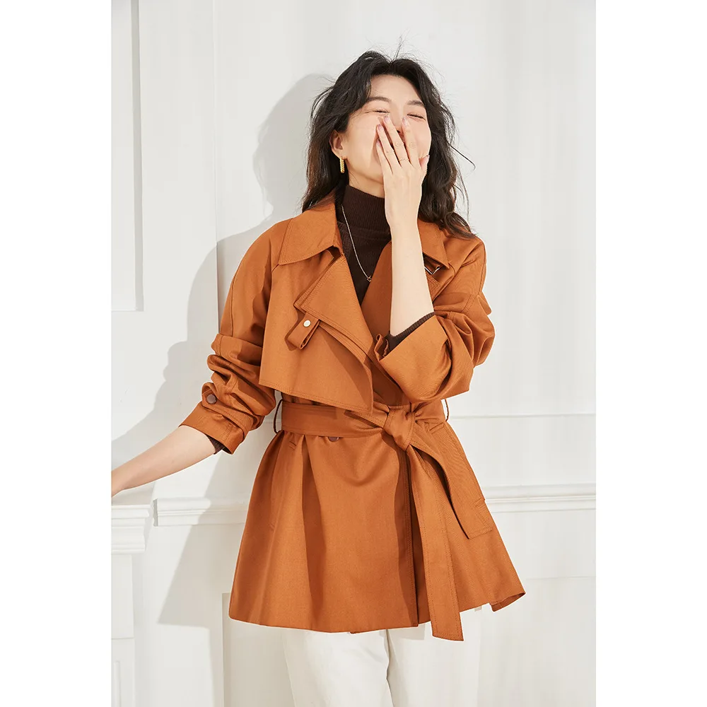 Long Trench Coat Women 2022 Autumn New Black Loose Casual Temperament With Rotator Cuff Lace-up Jacket Female 12925
Long Trench Coat Women 2022 Autumn New Black Loose Casual Temperament With Rotator Cuff Lace-up Jacket Female 12925