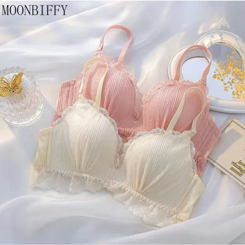 Women Sexy Push Up Bra Lace Ruffles Sweet Girl Bras Female Lingerie Comfortable Ropa De Mujer Underwear Lenceria Para Damas
Women Sexy Push Up Bra Lace Ruffles Sweet Girl Bras Female Lingerie Comfortable Ropa De Mujer Underwear Lenceria Para Damas