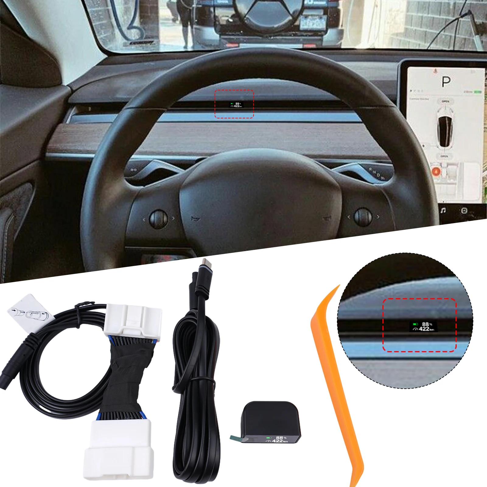 For Tesla Model 3/Y 2017-2023 1PC Quality HUD-Embedded Speedometer Head-Up Display Accessories For Vehicles
For Tesla Model 3/Y 2017-2023 1PC Quality HUD-Embedded Speedometer Head-Up Display Accessories For Vehicles