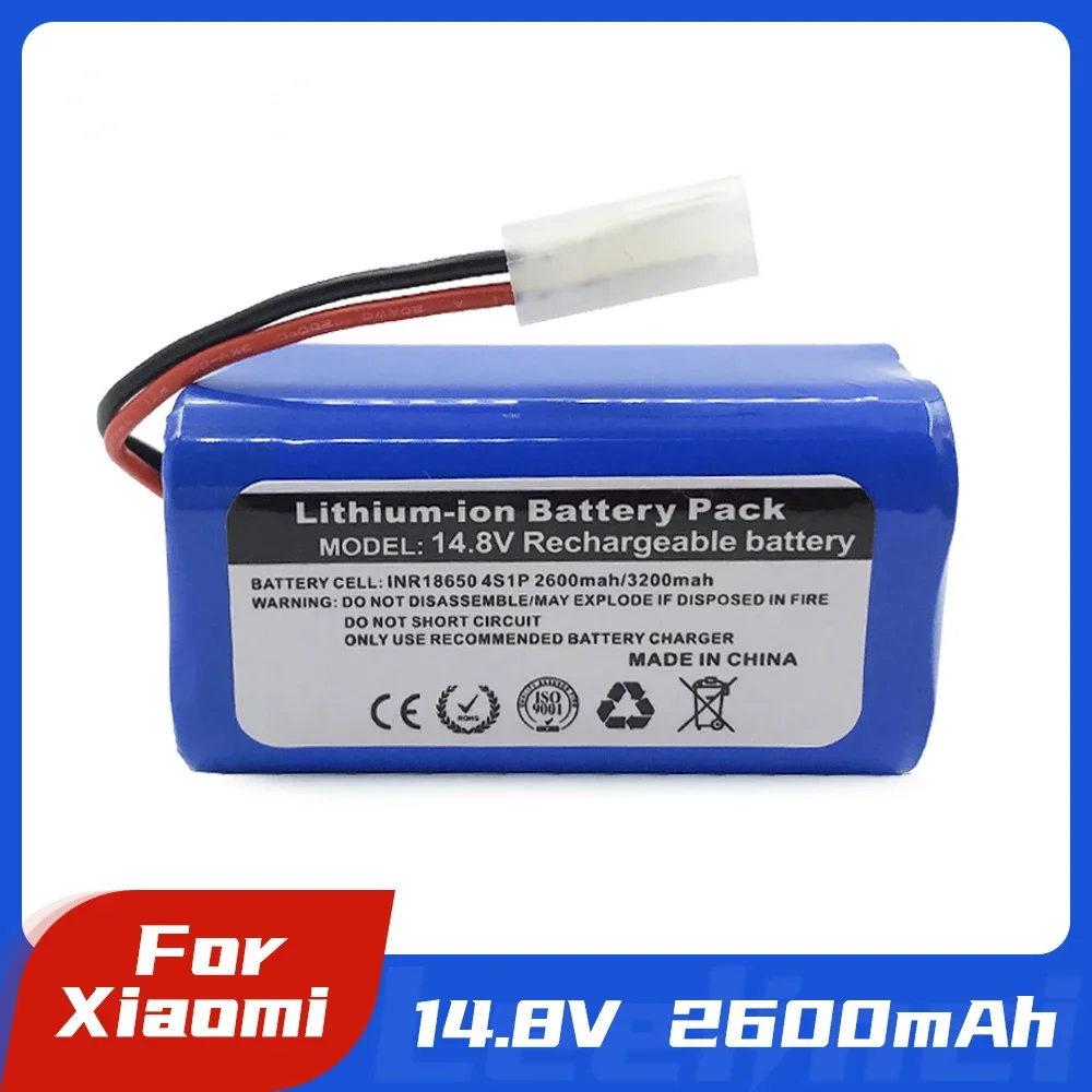 18650 Battery 14.8V 3200mAh Rechargeable Battery For XiaoMi G1 Li-ion Battery For Panasonic MC-WRC53 For Phicomm X3 For FLYCO
18650 Battery 14.8V 3200mAh Rechargeable Battery For XiaoMi G1 Li-ion Battery For Panasonic MC-WRC53 For Phicomm X3 For FLYCO