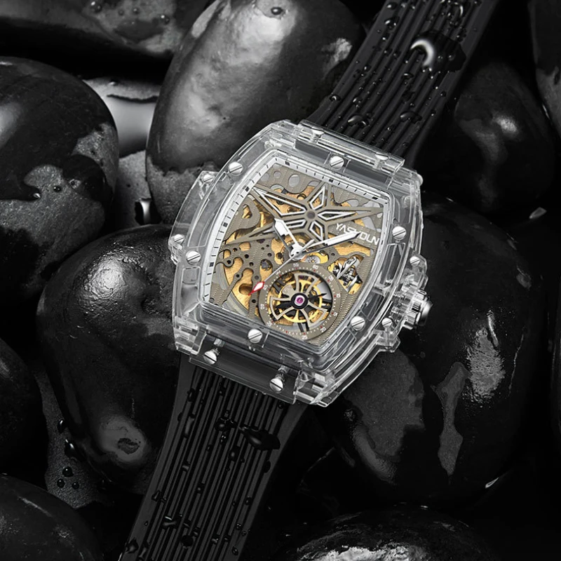 Men Watch Top Brand Luxury Waterproof Automatic Mechanical Square Wrist Watches for Men Sports Silicone Clock Male Montre Homme
Men Watch Top Brand Luxury Waterproof Automatic Mechanical Square Wrist Watches for Men Sports Silicone Clock Male Montre Homme
