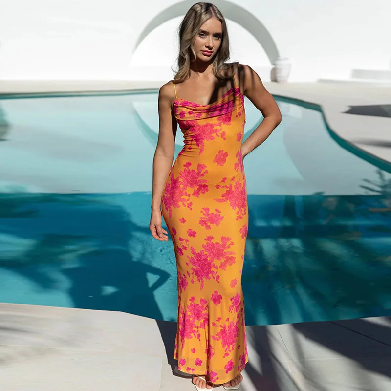 Beach Dress Women Bikini Dress Beachwear Cover Up Suit New Sexy Backless Lace Print Sling Long Dress Bandage Maxi Dress Vestidos
Beach Dress Women Bikini Dress Beachwear Cover Up Suit New Sexy Backless Lace Print Sling Long Dress Bandage Maxi Dress Vestidos