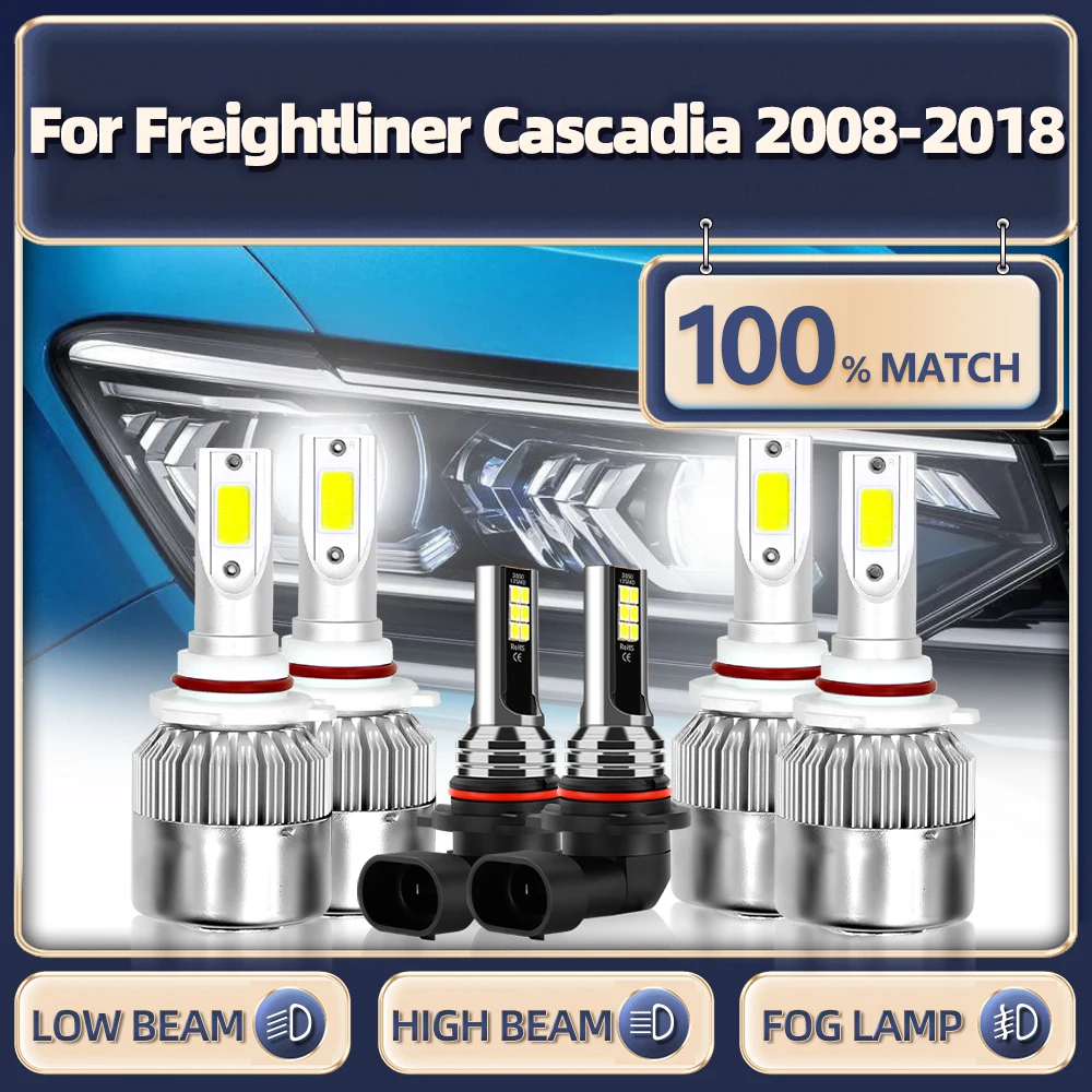 Canbus LED Headlamp 9005 HB3 9006 HB4 Led Light H11 Turbo Fog Lamps For Freightliner Cascadia 2008-2013 2014 2015 2016 2017 2018
Canbus LED Headlamp 9005 HB3 9006 HB4 Led Light H11 Turbo Fog Lamps For Freightliner Cascadia 2008-2013 2014 2015 2016 2017 2018