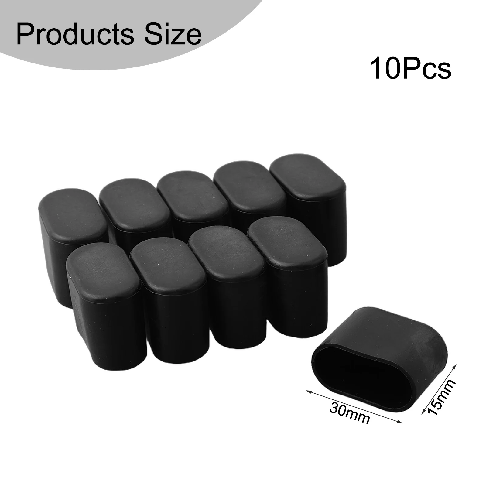 High Quality New Durable Chair Leg Cap Oval Covers Table Feet 10Pcs Garden Home Supplies Office Floor Protectors
High Quality New Durable Chair Leg Cap Oval Covers Table Feet 10Pcs Garden Home Supplies Office Floor Protectors