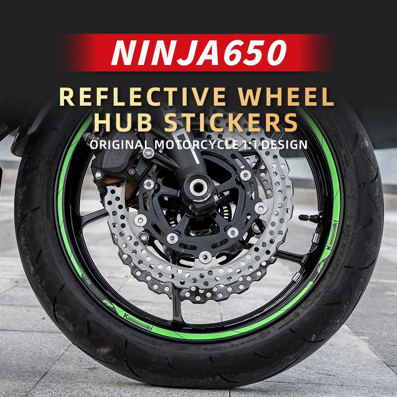 Used For KAWASAKI NINJA650 Reflect Light Warning Wheel Hub Stickers Of Motorcycle Accessories Decoration Decals
Used For KAWASAKI NINJA650 Reflect Light Warning Wheel Hub Stickers Of Motorcycle Accessories Decoration Decals