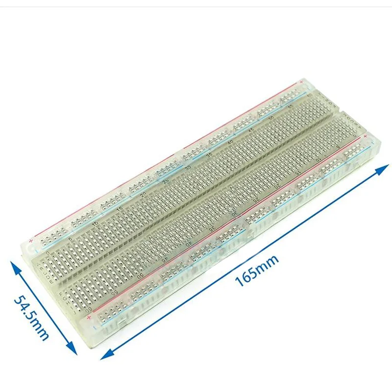 Crystal ! 5pcs/lot Solderless Solder Less Breadboard Protoboard 2 buses Tie-point Tiepoint 830 for
Crystal ! 5pcs/lot Solderless Solder Less Breadboard Protoboard 2 buses Tie-point Tiepoint 830 for
