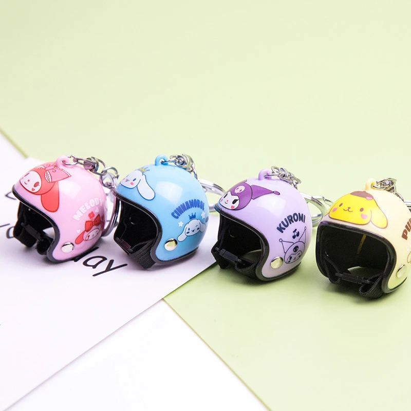Sanrio Kuromi Melody брелки в форме шлема аниме Kawaii Hello Kitty Cinnamoroll игрушка кукла сумка орнамент фотоподарок
Sanrio Kuromi Melody брелки в форме шлема аниме Kawaii Hello Kitty Cinnamoroll игрушка кукла сумка орнамент фотоподарок