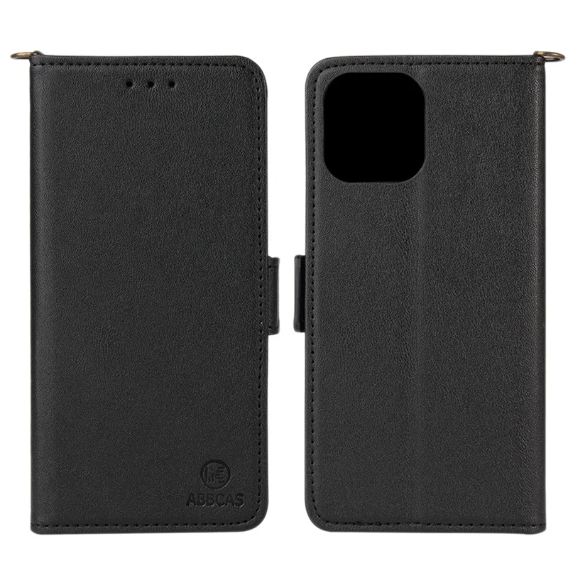 

Для iPhone 12 Pro MAX Мобильный телефон кожаный чехол-Кошелек защитный чехол с держателем для карт (черный)