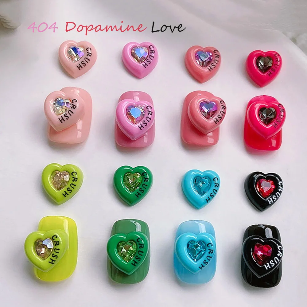 -Dopamine Love- Crush Heart Charms Allure Hotgirl Y2K Amusing Diamonds Inlay Adornment Nail Tips Heart Resin Accessories 404Nail
-Dopamine Love- Crush Heart Charms Allure Hotgirl Y2K Amusing Diamonds Inlay Adornment Nail Tips Heart Resin Accessories 404Nail
