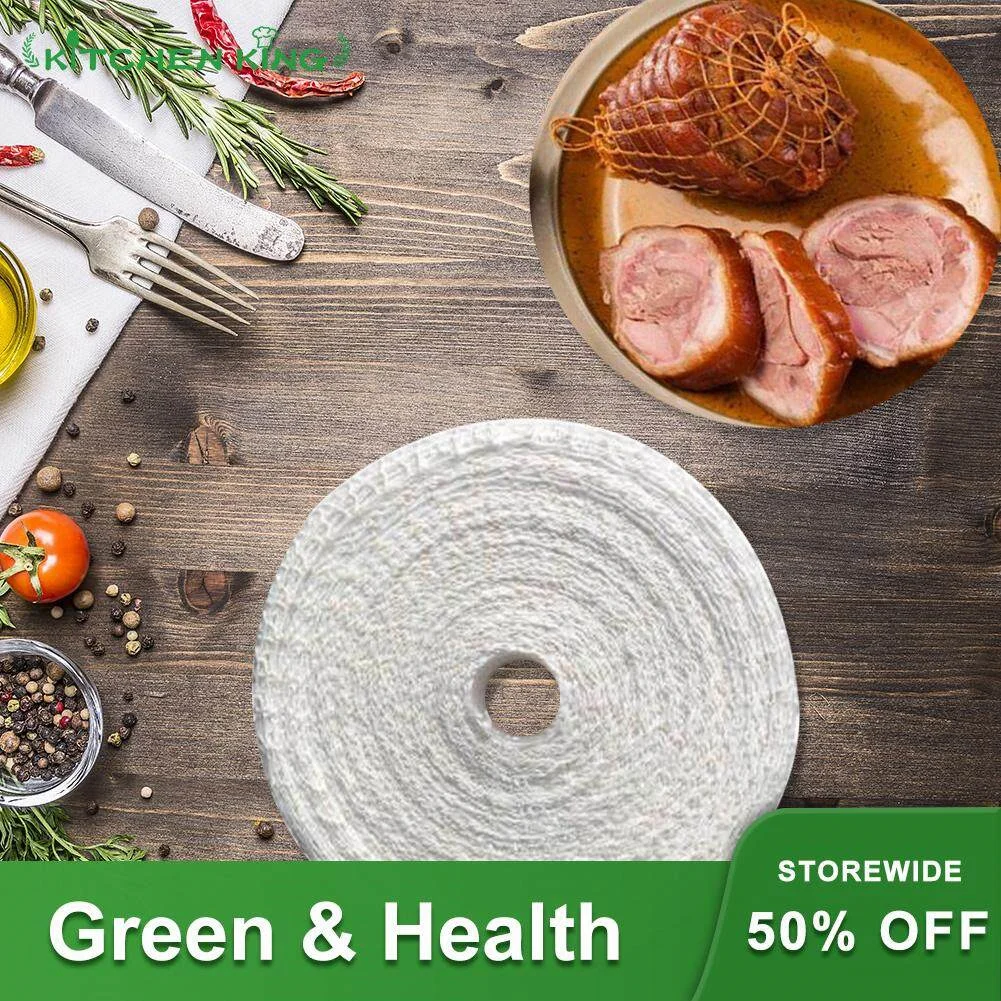 1/3Meters Cotton Meat Net Ham Sausage Net Butcher's String Sausage Roll Hot Dog Sausage Casing Packaging Tools Meat Cooking Tool
1/3Meters Cotton Meat Net Ham Sausage Net Butcher's String Sausage Roll Hot Dog Sausage Casing Packaging Tools Meat Cooking Tool