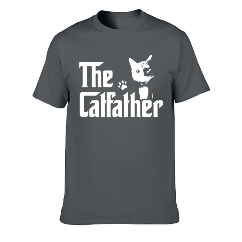 Cotton Harajuku Short Sleeve O Neck Streetwear T-shirt Tops The CatFather Father Of Cats Dad Funny T Shirts Men Summer
Cotton Harajuku Short Sleeve O Neck Streetwear T-shirt Tops The CatFather Father Of Cats Dad Funny T Shirts Men Summer