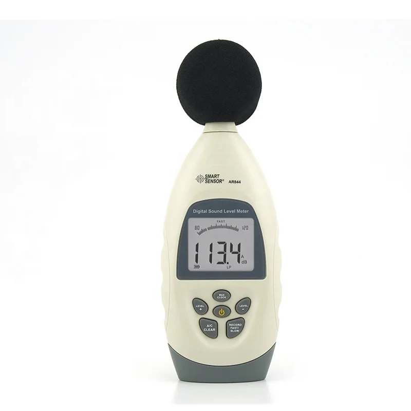 

Smart Sensor AR844 Digital Sound Level Meter Noise Level Meter with Software & USB Cable 30~130dB 31.5HZ~8.5KHZ