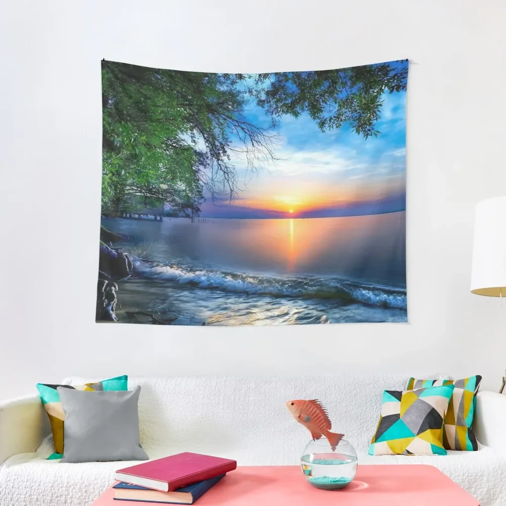 

Blue ocean sunset Tapestry Wall Hanging Decor Wall Decorations Living Room Decoration Wallpapers Home Decor Tapestry