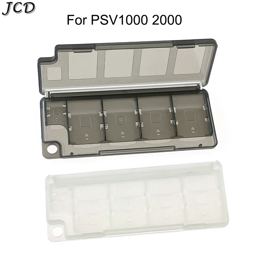 

JCD 10 in 1 Protective Hard Plastic Memory Game Cards Storage Box Case Holder for Psvita PS Vita PSV 1000 2000 PSV1000 PSV2000