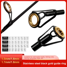 Fishing Rod Tips Stainless Steel Heavy Duty Ceramic Fishing Pole Ring Guides Fishing Accessories Tackles 1.5mm/1.6mm/1.7mm/1.8mm
Fishing Rod Tips Stainless Steel Heavy Duty Ceramic Fishing Pole Ring Guides Fishing Accessories Tackles 1.5mm/1.6mm/1.7mm/1.8mm