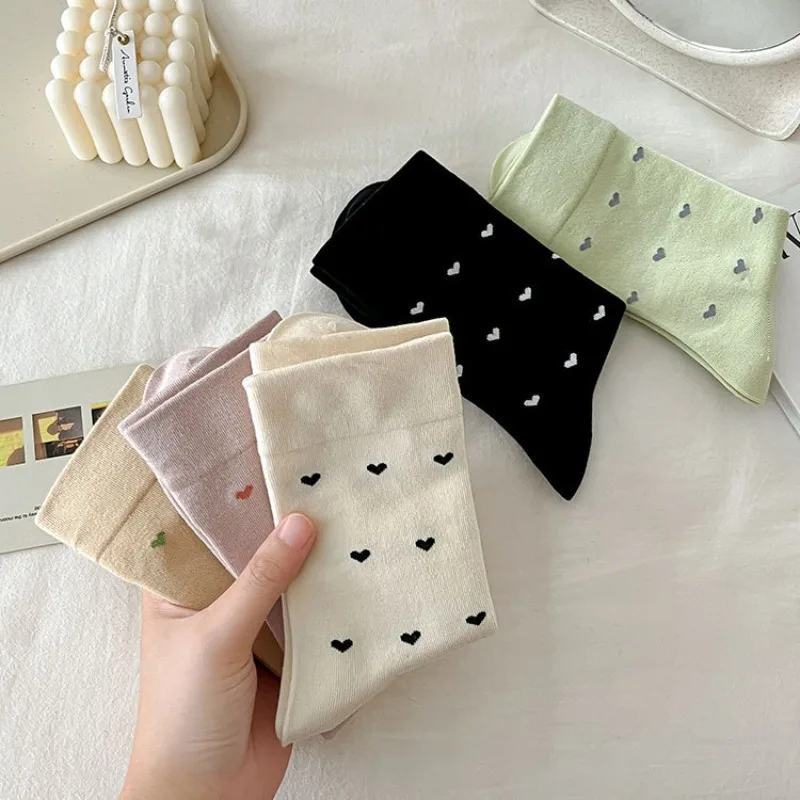 Mini Heart Women Socks Harajuku Vintage Streetwear Crew Socks Soft Women Long Socks Cotton Breathable School Girls Wholesale New
Mini Heart Women Socks Harajuku Vintage Streetwear Crew Socks Soft Women Long Socks Cotton Breathable School Girls Wholesale New
