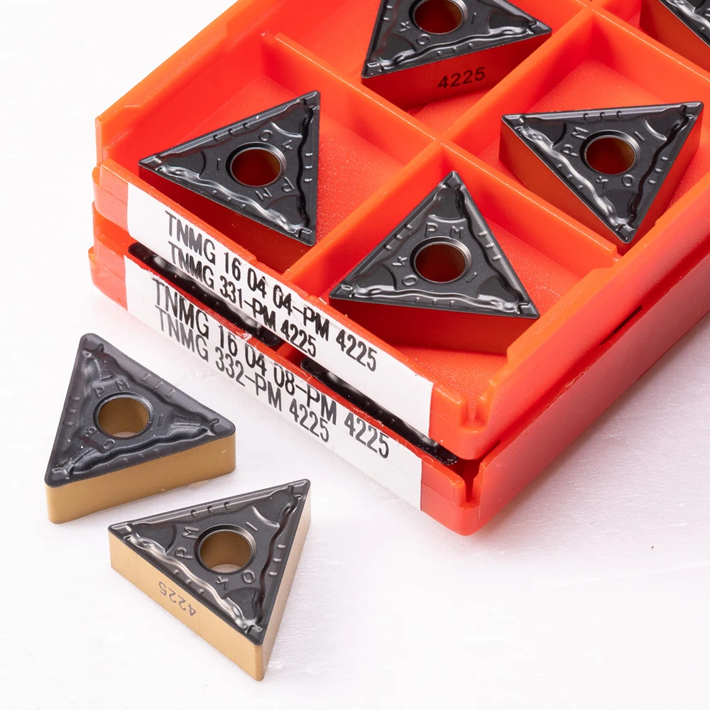 TNMG160408 TNMG160404 PM 4225 Carbide Inserts External Turning Tool High Quality Lathe CNC Cutting Insert Steel Processing
TNMG160408 TNMG160404 PM 4225 Carbide Inserts External Turning Tool High Quality Lathe CNC Cutting Insert Steel Processing
