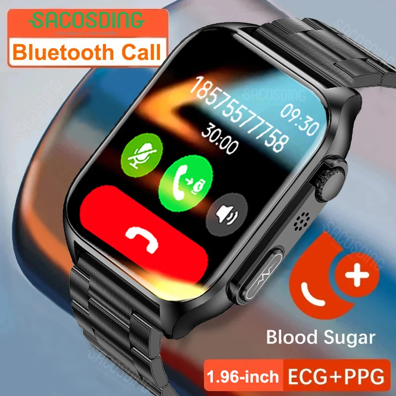 2023 New ECG+PPG Watch Blood Glucose Temperature Sleep Monitoring Waterproof Sports Call Watch Men
2023 New ECG+PPG Watch Blood Glucose Temperature Sleep Monitoring Waterproof Sports Call Watch Men