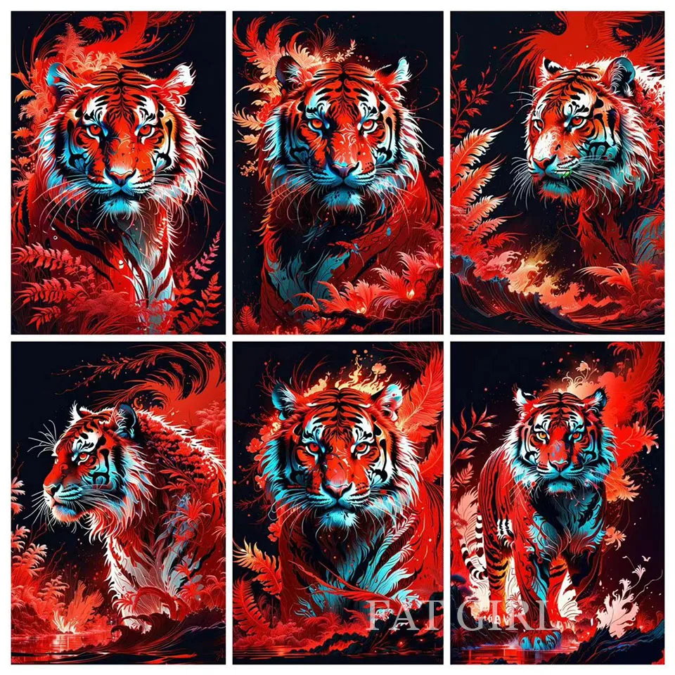 5d diy Diamond Painting New Square/Round Red Tiger Hobby And Handicraft Rhinestones Embroidery Animal 5d Diamond Mosaic Decor
5d diy Diamond Painting New Square/Round Red Tiger Hobby And Handicraft Rhinestones Embroidery Animal 5d Diamond Mosaic Decor
