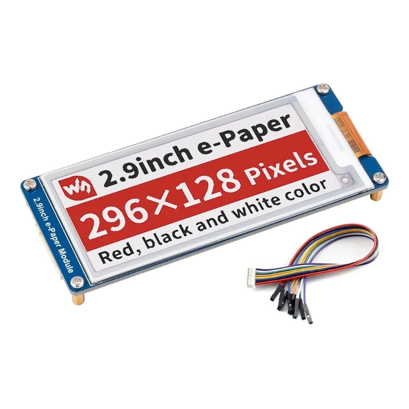 OFBK 2.9 Inch E-Ink Display 2.9" ePaper Display Module Tri-Color Red White Black SPI Display forRaspberryPi 4B/3B+/3B/2B
OFBK 2.9 Inch E-Ink Display 2.9" ePaper Display Module Tri-Color Red White Black SPI Display forRaspberryPi 4B/3B+/3B/2B