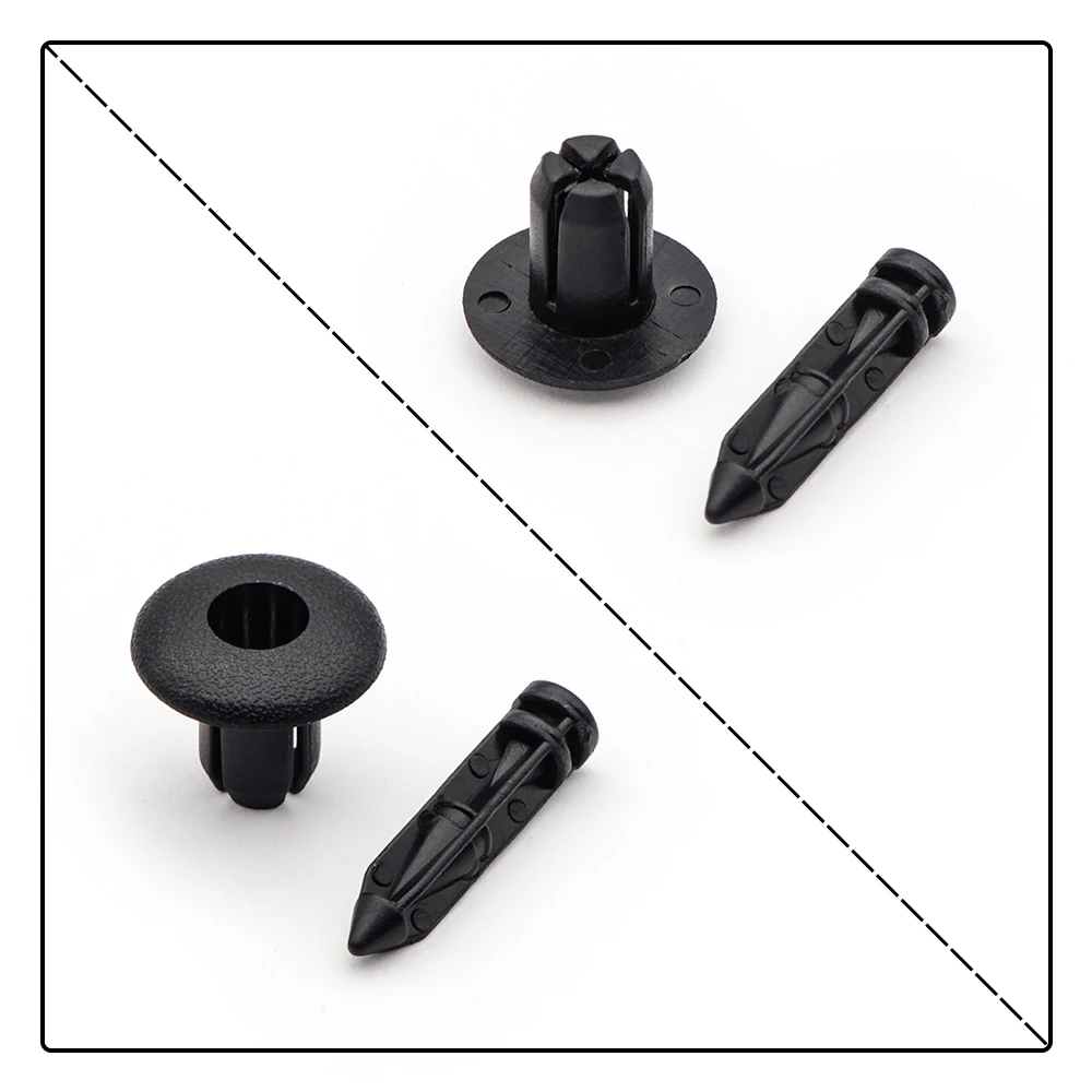8mm Universal Car Fairing Body Black Rivet 20 Pcs Setting Panel Fastener Clips Plastic Push Pin Fastener Motorcycle Accessories
8mm Universal Car Fairing Body Black Rivet 20 Pcs Setting Panel Fastener Clips Plastic Push Pin Fastener Motorcycle Accessories