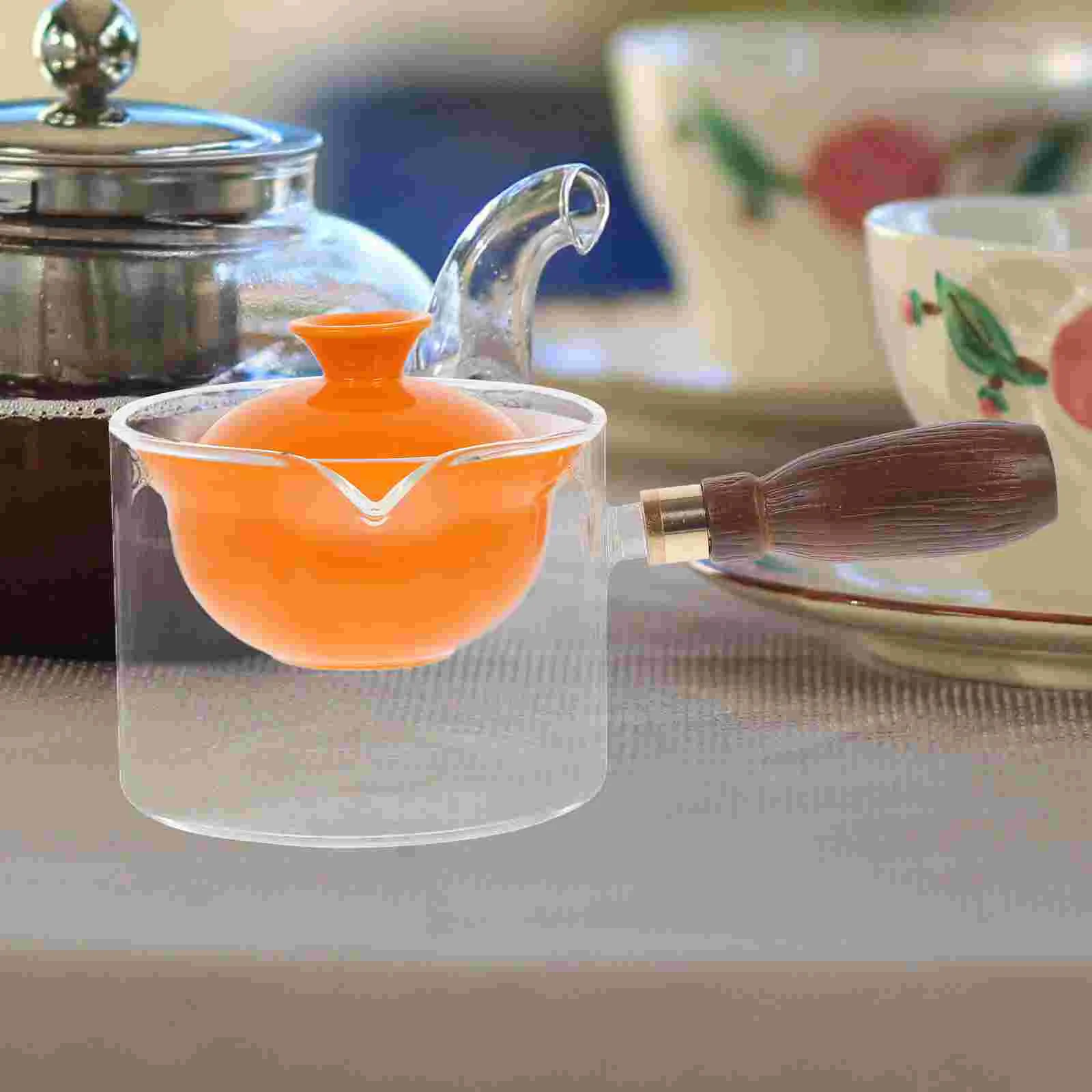 Ceramic Tea Maker Glass Kettle Heating Teapot Single Side Handle Filter 360 Container Anti-scald Household Vintage
Ceramic Tea Maker Glass Kettle Heating Teapot Single Side Handle Filter 360 Container Anti-scald Household Vintage