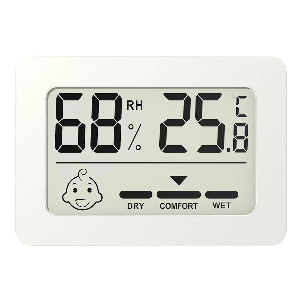 1/2/4pcs Thermometer Hygrometer LCD Display Humidity Comfort Indicator 10 Seconds Updated Digital Indoor Thermometer
1/2/4pcs Thermometer Hygrometer LCD Display Humidity Comfort Indicator 10 Seconds Updated Digital Indoor Thermometer