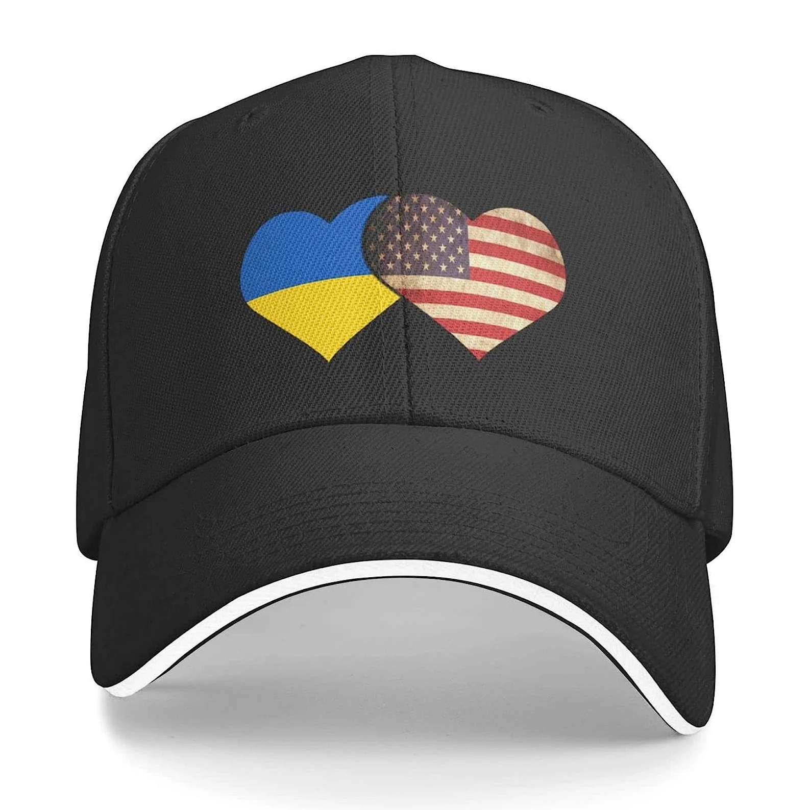 

TOOL Band Ukraine Flag And American Flag Unisex Baseball Cap Fits Men Women Adjustable Dad Hat Sandwich Bill Cap