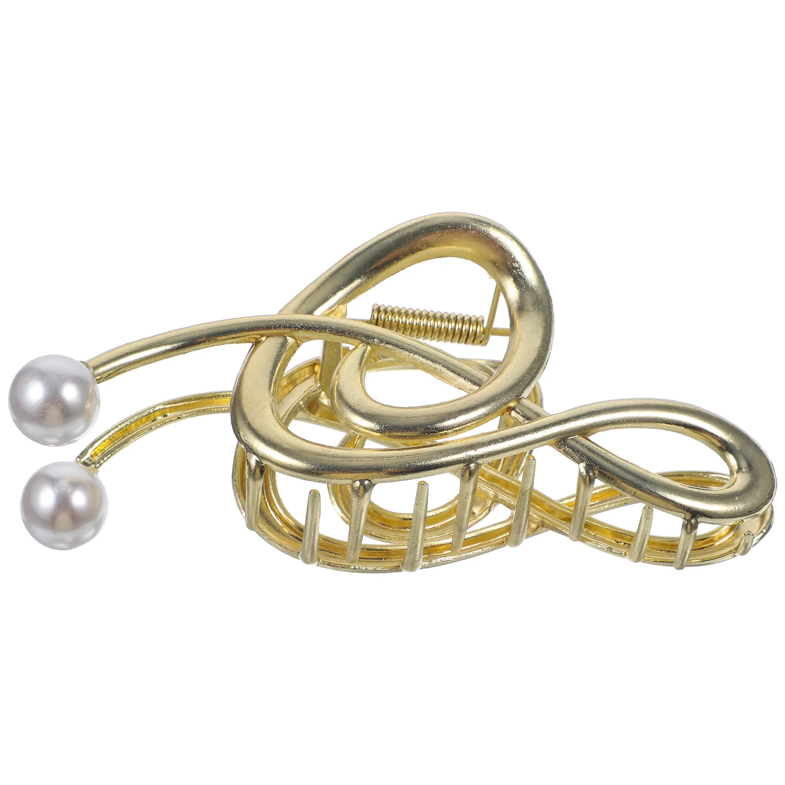 Pearl Note Clip Women's Simple Temperament Metal Large Shark Headwear Hair (Gold)
Pearl Note Clip Women's Simple Temperament Metal Large Shark Headwear Hair (Gold)