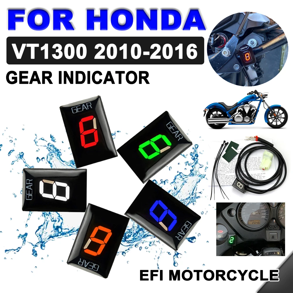 Индикатор передачи EFI для мотоцикла 1-6 для Honda VT 1300 VT1300 2010 2011 2012 2013 2014 2015 2016, аксессуары, измеритель скорости
Индикатор передачи EFI для мотоцикла 1-6 для Honda VT 1300 VT1300 2010 2011 2012 2013 2014 2015 2016, аксессуары, измеритель скорости