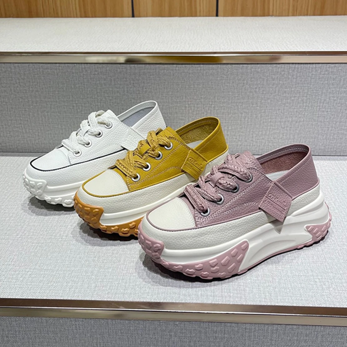 Dave&Di 2023 Summer BritishColorful Matching Thick Sole Heightened Custom Casual Fashion Sneakers Women Shoes
Dave&Di 2023 Summer BritishColorful Matching Thick Sole Heightened Custom Casual Fashion Sneakers Women Shoes