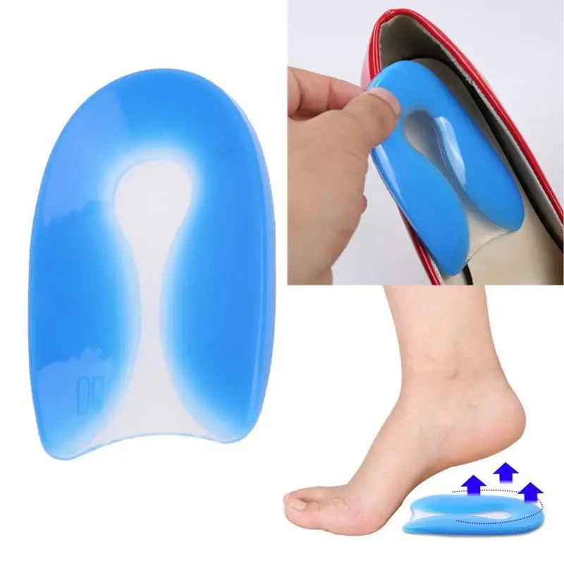 Soft Silicone Gel Insoles For Heel Spurs Pain Relief Foot Cushion Foot Massager Care Heel Cups Shoe Pads Height Increase Insoles
Soft Silicone Gel Insoles For Heel Spurs Pain Relief Foot Cushion Foot Massager Care Heel Cups Shoe Pads Height Increase Insoles