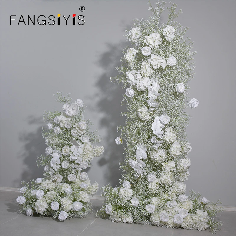 White Rose hydrangea Babys breath Floral Arrangement Wedding Backdrop Arch Kt Board Decor Gypsophila Corner Flower Event Props
White Rose hydrangea Babys breath Floral Arrangement Wedding Backdrop Arch Kt Board Decor Gypsophila Corner Flower Event Props