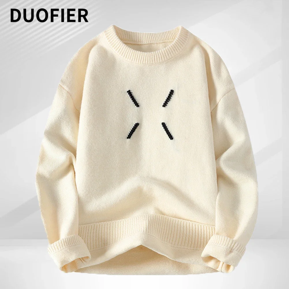 Men Fashion Simple Line Solid Pullover Long Sleeve O-neck Casual Sweater Autumn Knit Sweaters Loose Streetwear Men's Clothing
Men Fashion Simple Line Solid Pullover Long Sleeve O-neck Casual Sweater Autumn Knit Sweaters Loose Streetwear Men's Clothing