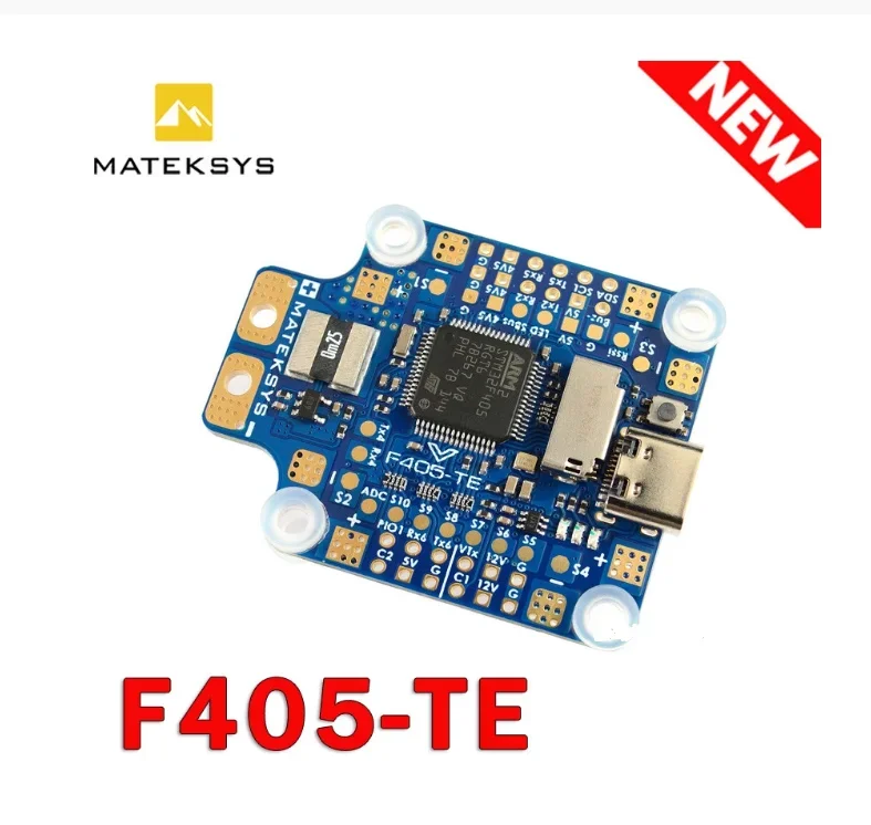 

Matek MATEKSYS F405-TE F405 FC STM32F405RGT6 Flight Controller Built-in OSD SD Slot For RC Drone Parts F405-SE Updated Version