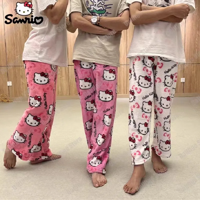 New Hello Kitty Sanrio anime cartoon cute coral velvet pajama pants warm pants creative kawaii personalized casual pants gift
New Hello Kitty Sanrio anime cartoon cute coral velvet pajama pants warm pants creative kawaii personalized casual pants gift