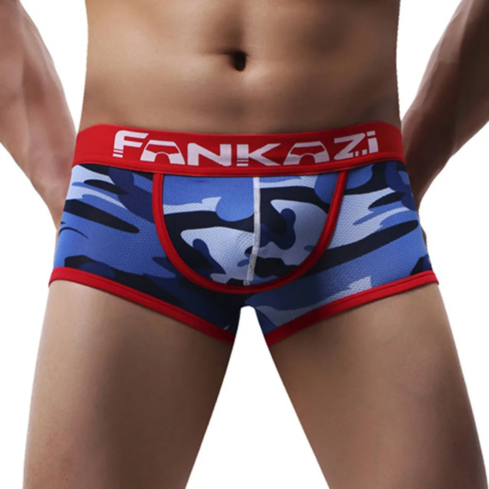 Sexy Men Camouflage Boxer Mesh Pouch Briefs Lightweight Breathable Underpants Low Rise Short Trunk Elasticity Breath Underwear
Sexy Men Camouflage Boxer Mesh Pouch Briefs Lightweight Breathable Underpants Low Rise Short Trunk Elasticity Breath Underwear