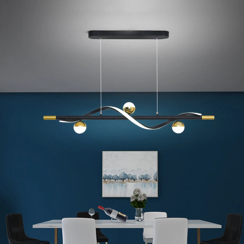 1.2M Restaurant Hotel Front Desk Apartment Bar Table Long Creative Personality LED Luxury Simple Dining Room Strip Pendant Lamp
1.2M Restaurant Hotel Front Desk Apartment Bar Table Long Creative Personality LED Luxury Simple Dining Room Strip Pendant Lamp