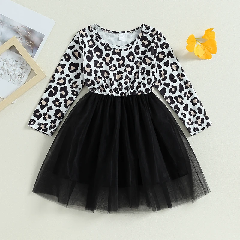 Autumn Kids Toddler Girl Fall Dress Casual Long Sleeve Leopard Print Tulle Dress Princess Tutu Dress
Autumn Kids Toddler Girl Fall Dress Casual Long Sleeve Leopard Print Tulle Dress Princess Tutu Dress