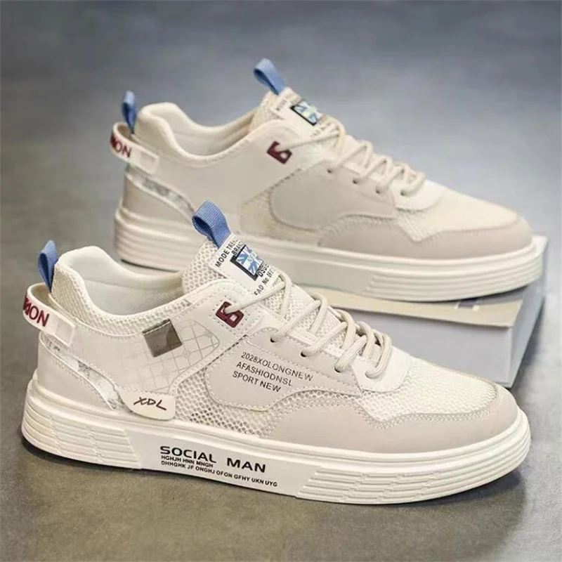 2024 New Flats Shoes Men Sneakers Breathable Walking Lace-up Skateboard Trainers Fashion Casual Man Pu Leather Vulacnized Shoes
2024 New Flats Shoes Men Sneakers Breathable Walking Lace-up Skateboard Trainers Fashion Casual Man Pu Leather Vulacnized Shoes